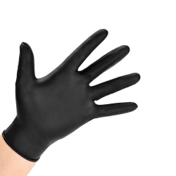 CHEMSPLASH Rękawice jednorazowe nitrylowe czarne L para